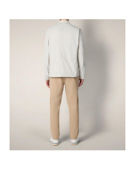 Save The Duck White Long-Sleeved Jacket for men