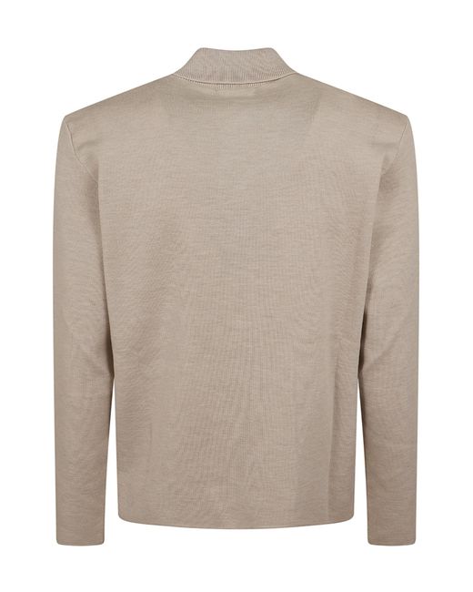 Etro Natural Logo-Embroidered Button-Up Cardigan for men