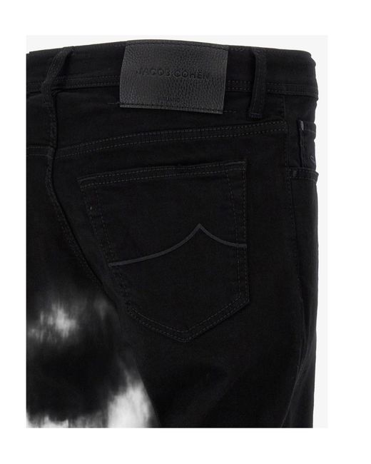 Jacob Cohen Black Jeans With Belt Loops for men