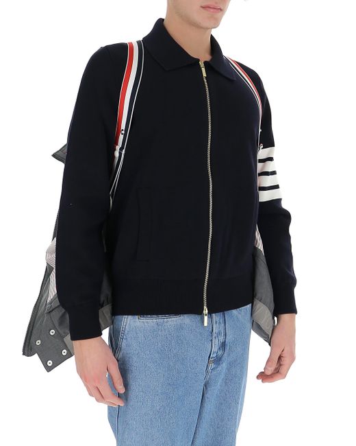 Thom Browne Gray Super 120S Down-Filled Ski Vest for men