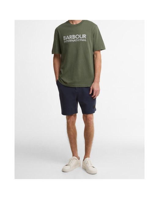 Barbour Green Logo Short-Sleeve T-Shirt for men