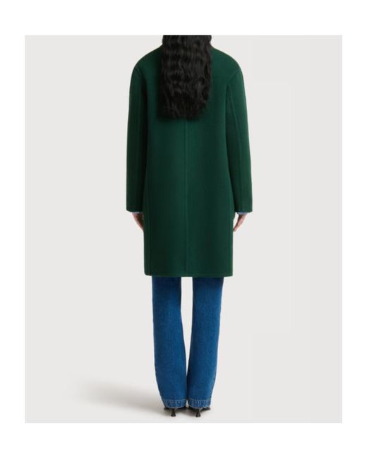 Marni Green Wool-Cashmere Coat