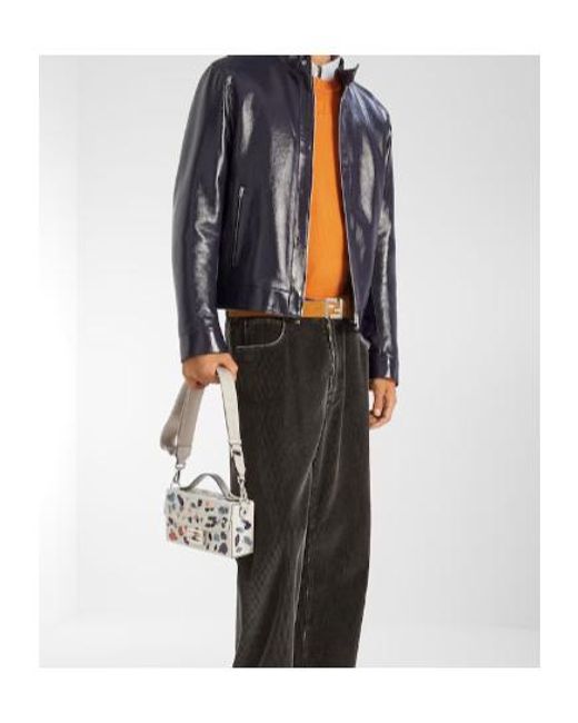 Fendi Metallic Baguette Soft Trunk for men