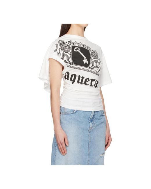 VAQUERA White Twisted T-Shirt