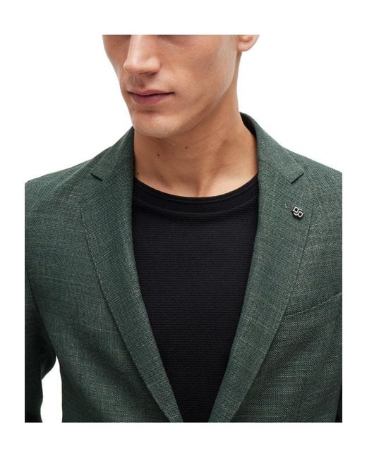 Boss Green Single-Breasted Blazer for men