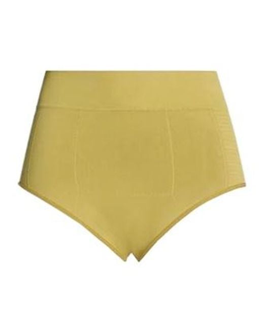 Rick Owens Yellow Solid-Color Hot Pants
