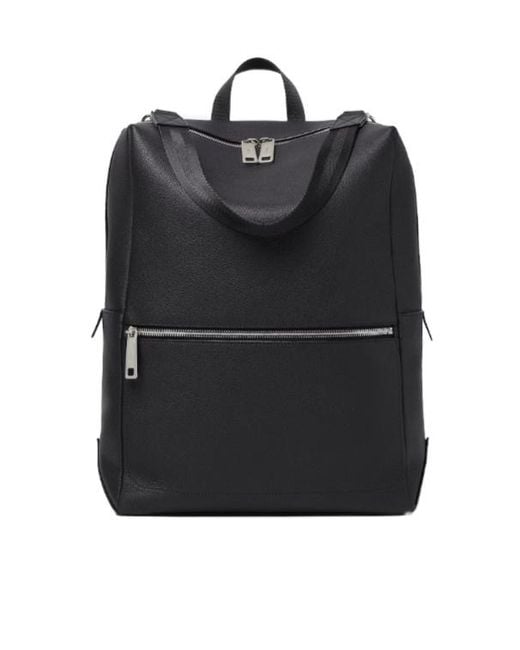Fendi Black Lui Zipped Backpack for men