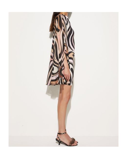 Emilio Pucci Black Pucci Marmo Kaftan