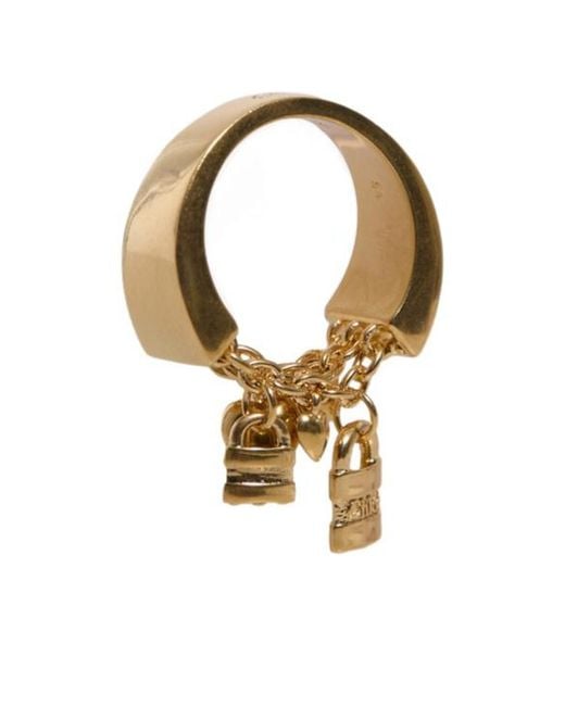 Chloé Metallic Logo Ring