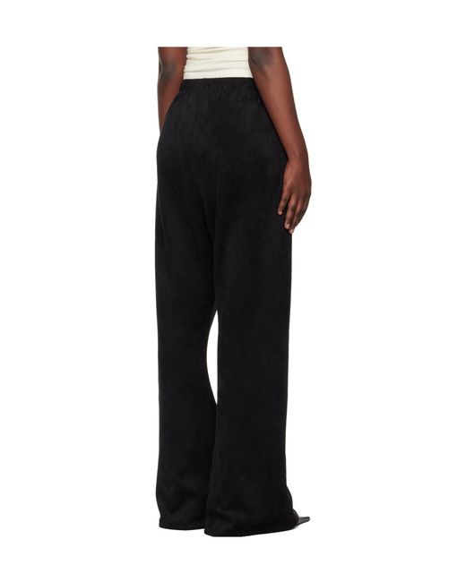 Fear Of God Black Suede Fleece Flare Sweatpant