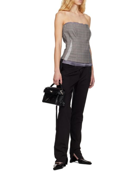 OTTOLINGER Black Casual Pants With Belt Loops