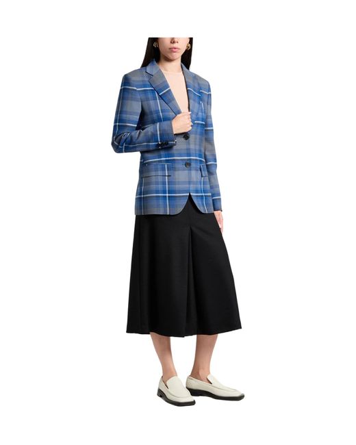 Marni Blue Plaid Single- Blazer