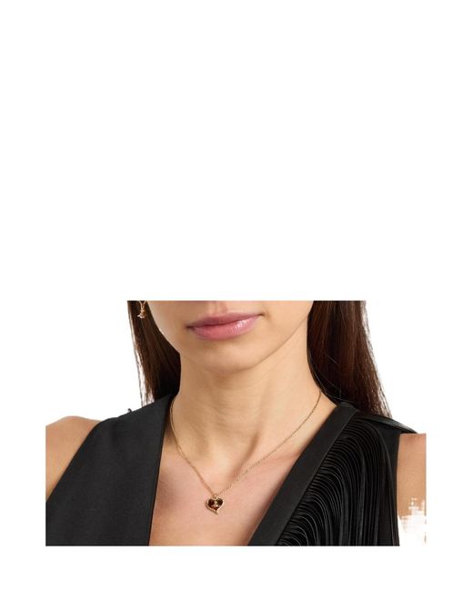 Vivienne Westwood Metallic Petra Crystal-Embellished Heart Necklace