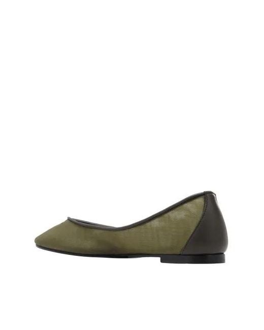 Jacquemus Green Pointed Slip-On Ballet Flats