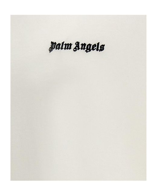 Palm Angels White 'Classic Logo' T-Shirt for men