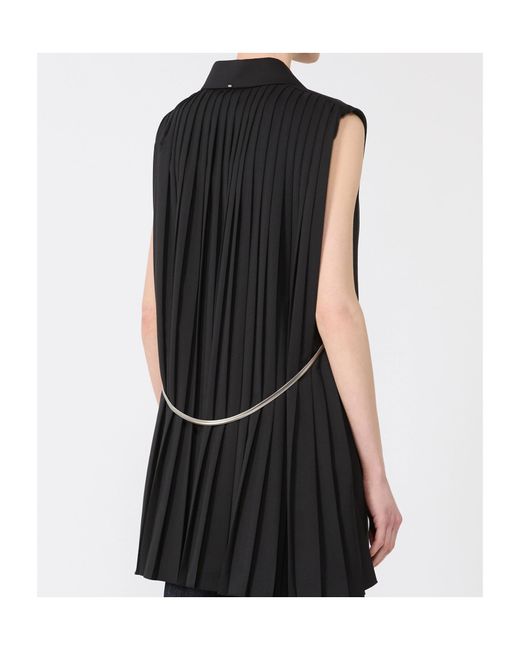 Sportmax Black Spxalber Sleeveless Blazer