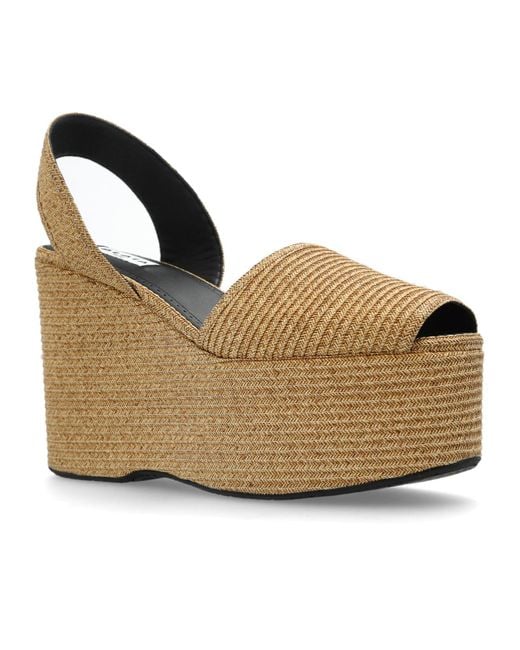 Alaïa Natural 120Mm Platform Wedge Pumps