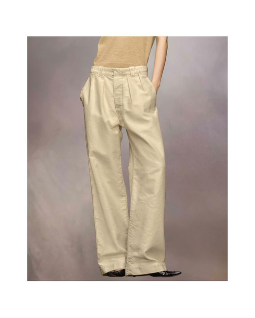 Maison Margiela Natural Wide-Leg Jeans