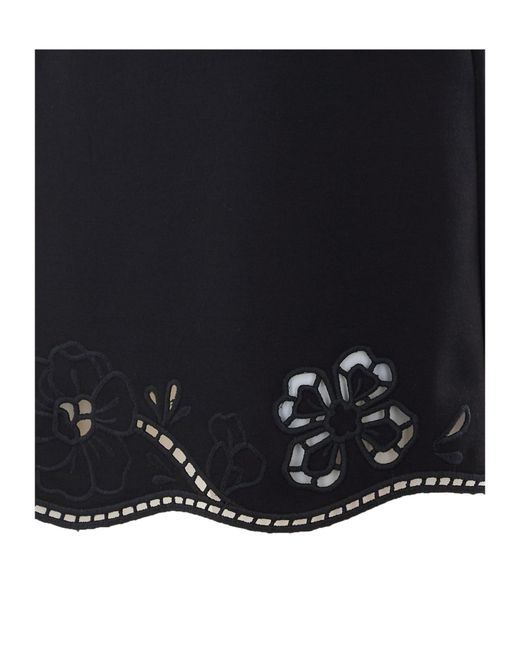 Twinset Black Embroidered Detail Dress