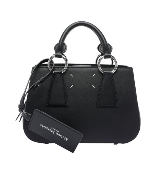 Maison Margiela Black Double Handle Tote Bag