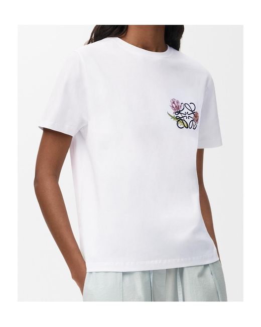 Loewe White Regular Fit T-Shirt