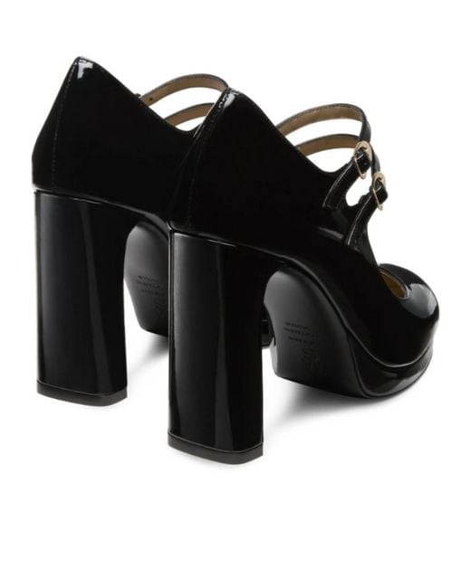Stuart Weitzman Black Babette Platform Pumps