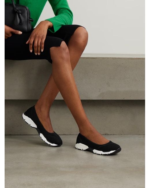 Staud Black Gino Flats