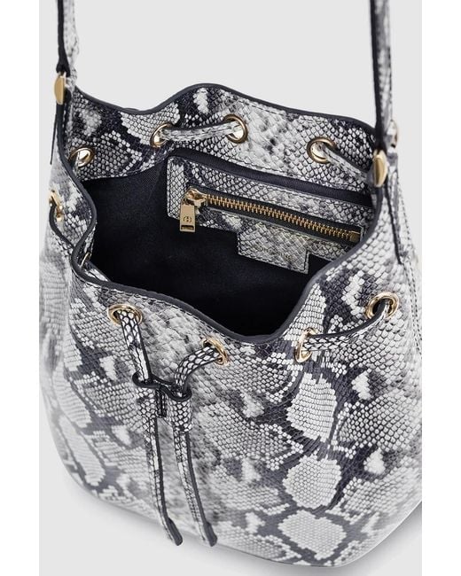 Anine Bing White Alana Mini Crossbody Bag