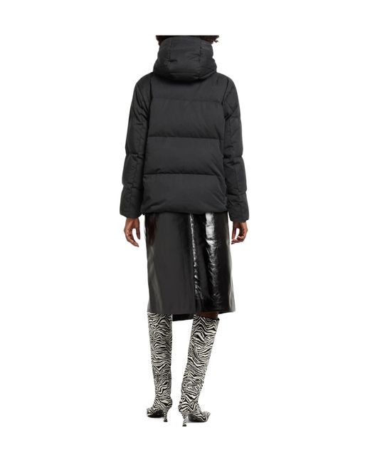 Rag & Bone Black Solid Color Puffer Jackets