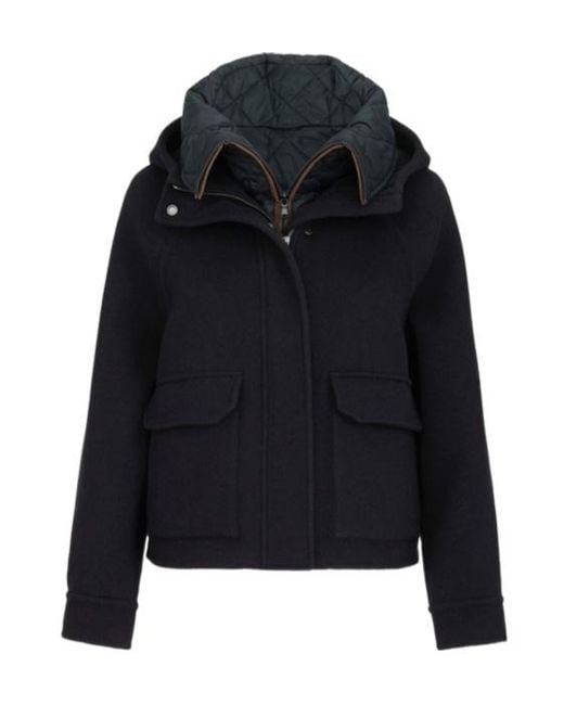 Brunello Cucinelli Black Hand-Crafted Outerwear Jacket