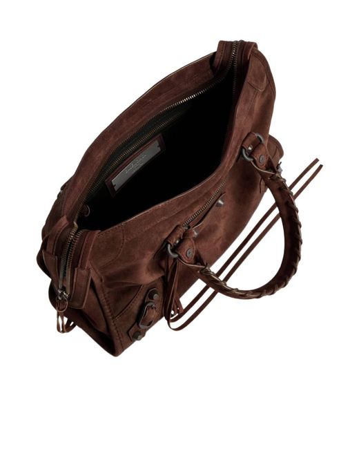 Balenciaga Brown Le City Small Shoulder Bag