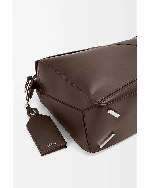 Loewe Brown Large Featherlight Puzzle Bag for men