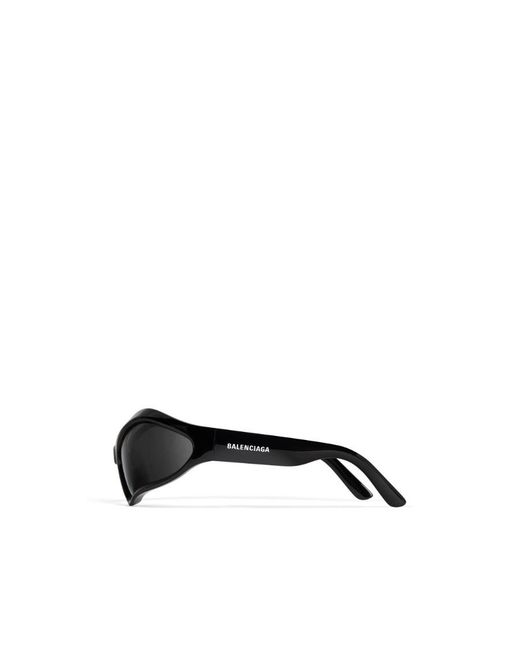 Balenciaga White Eyewear Oval Frame Sunglasses
