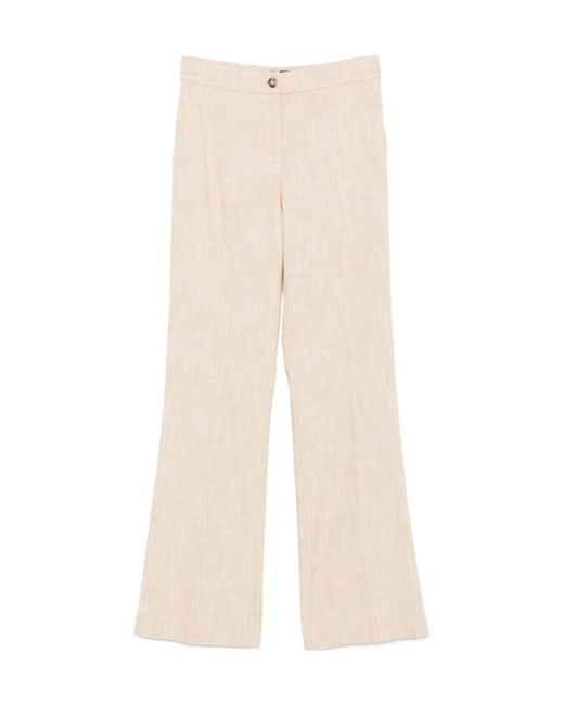 Pinko White Flared Suit Trousers