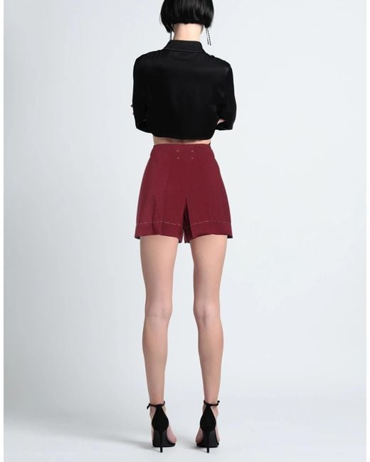 Maison Margiela Red Solidcolor Knit Sweater