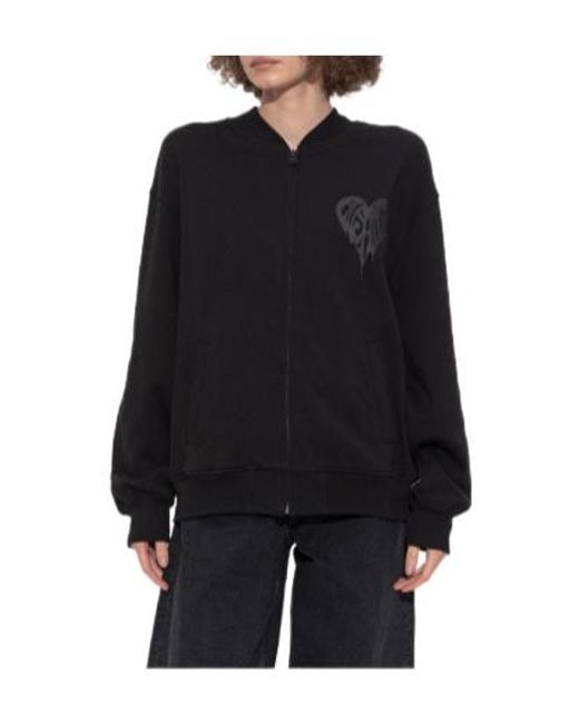 AllSaints Black Poster Graphic Sweatshirt