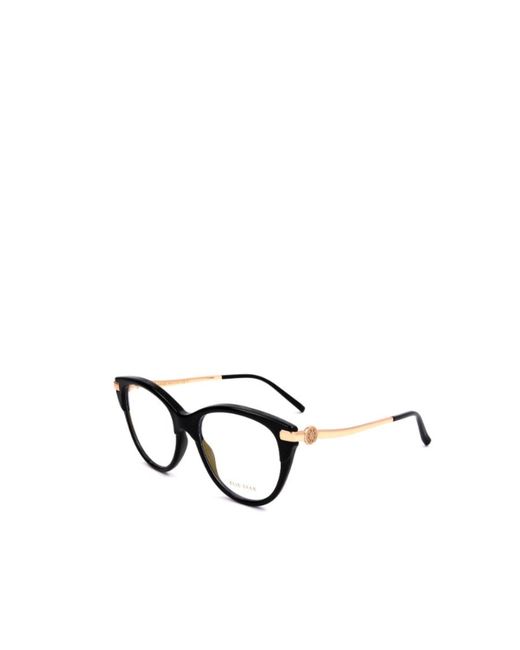 Elie Saab White Oval Frame Glasses