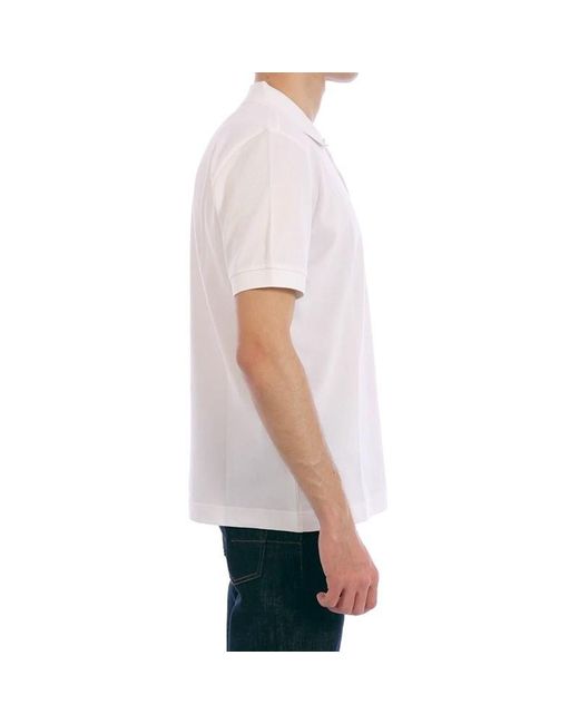 Dior White Homme Logo Polo Shirt for men