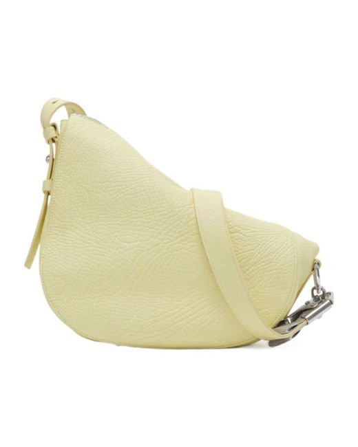 Burberry Natural Knight Leather Crossbody Bag