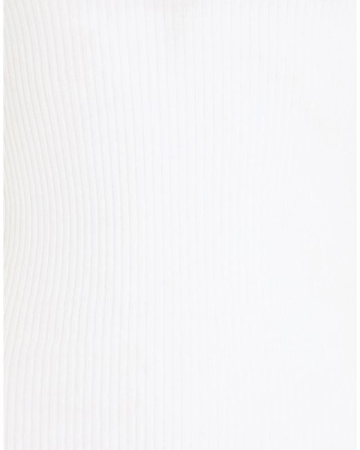 Chloé White Solid Color Sleeveless Vest