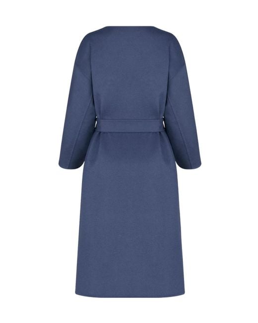 Dior Blue Belted Coat