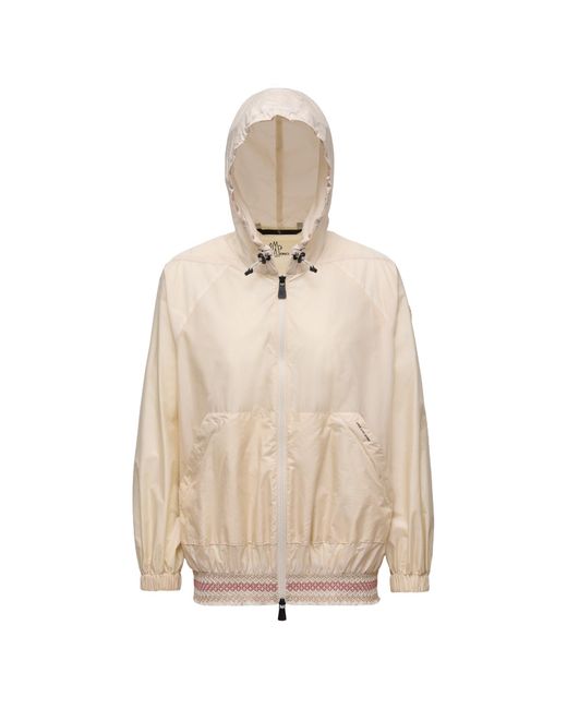 Moncler Natural Samedans Packable Hooded Jacket