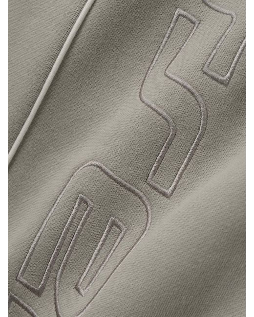Fear Of God Gray Logo Drawstring Joggers for men