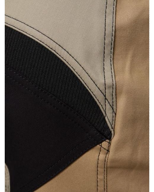 Dion Lee Gray Patchwork Rider Straight Pants W/Belt