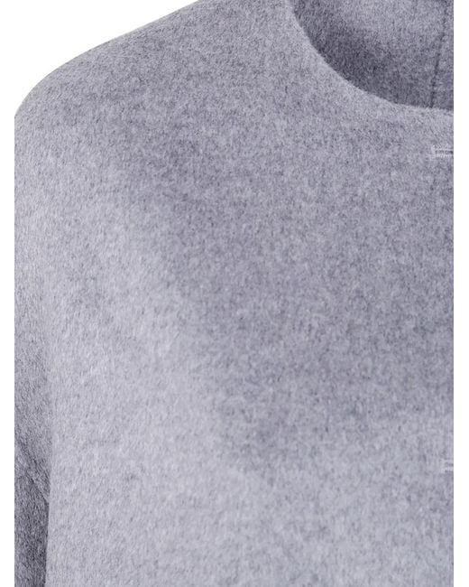 MSGM Gray Suede Sneakers