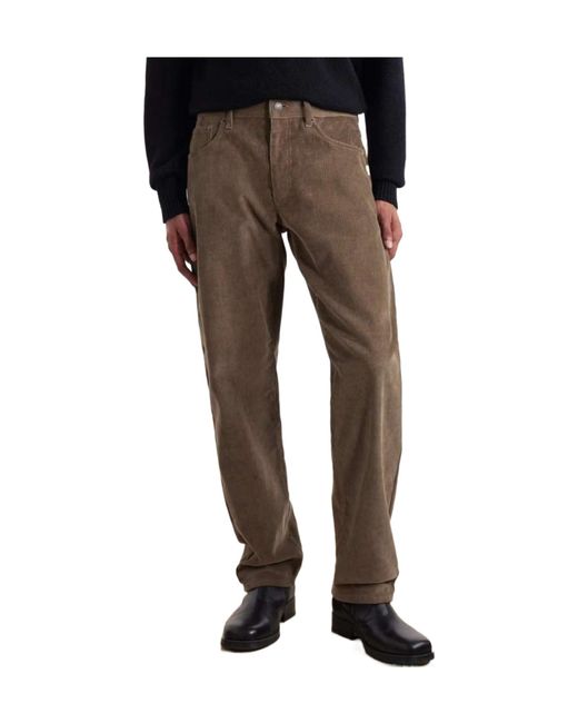 Burberry Natural Casual Trousers With Belt Loops for men