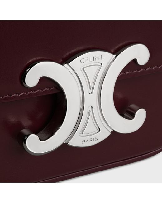 Céline Red Mini Chain Claude