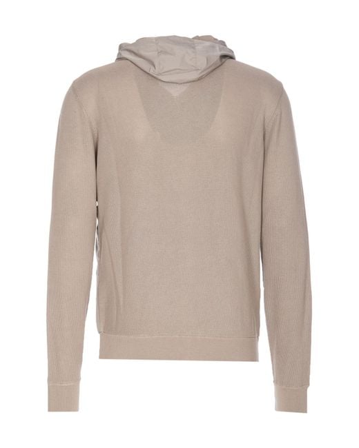 Herno Multicolor Zip-Up Hooded Drawstring Jacket for men