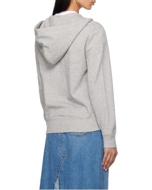 COMME DES GARÇONS PLAY Blue 'Heart On Back' Hoodie