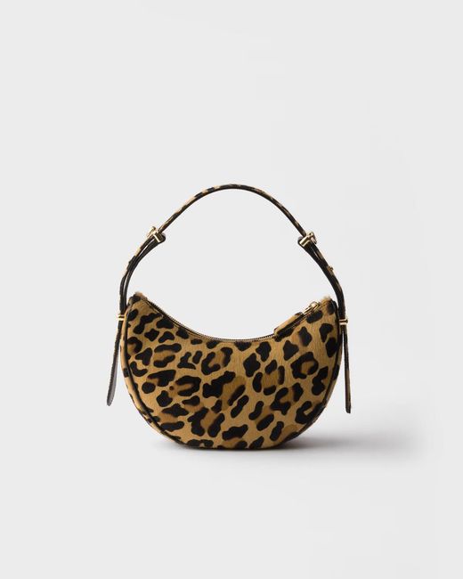 Prada Metallic Arqué Printed Leather Mini Shoulder Bag